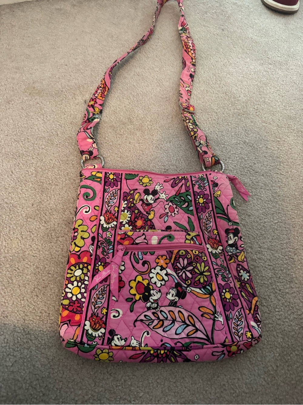 Vera Bradley Disney Parks Just Mousing Around Hipster Crossbody Purse